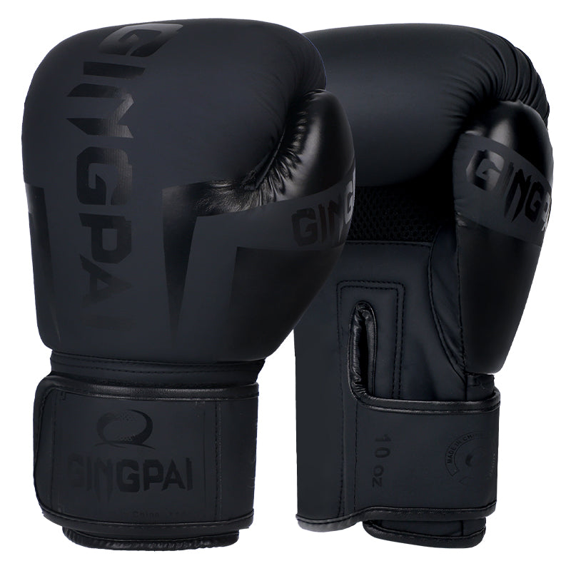 Premium Boxhandschuhe 12 oz - Schwarz