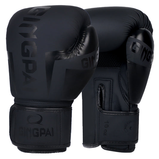Premium Boxhandschuhe 12 oz - Schwarz